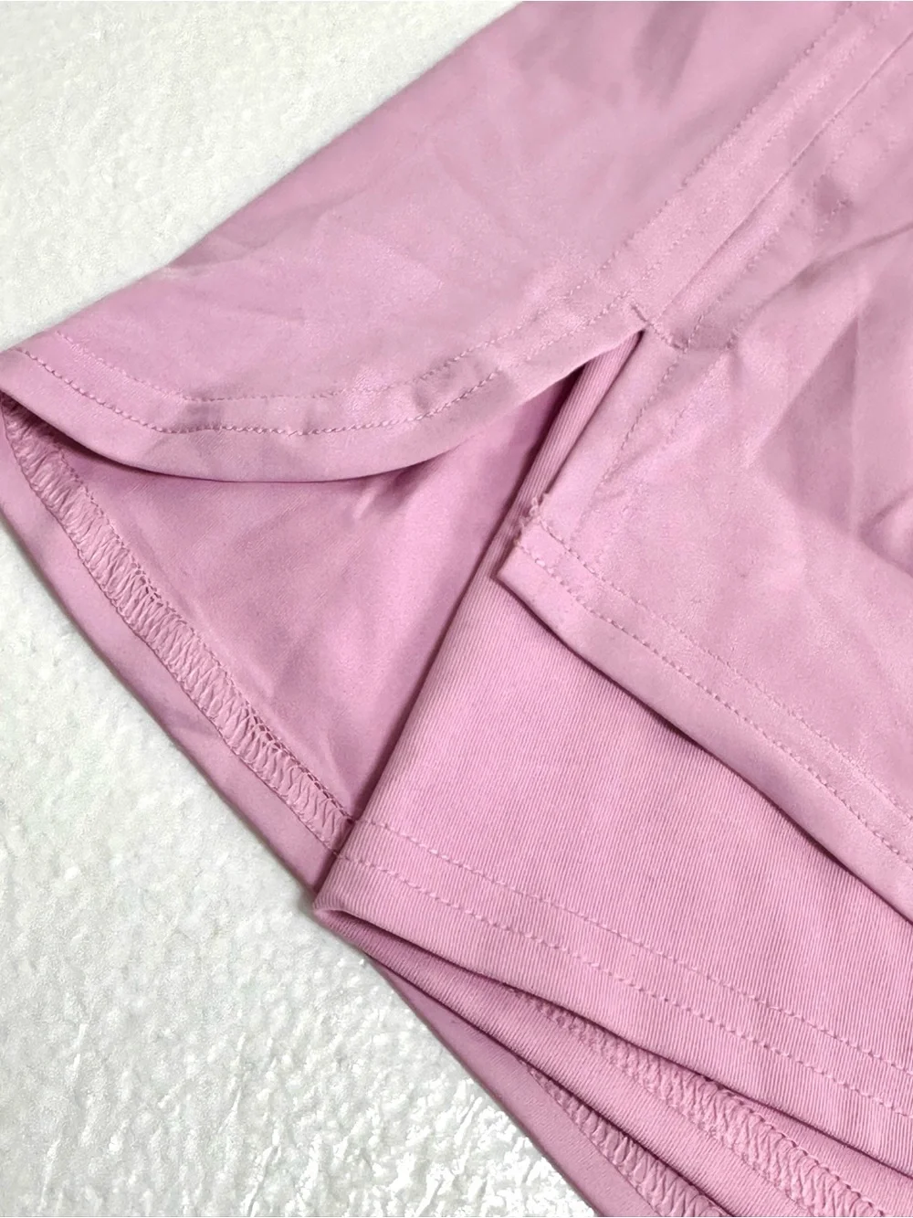 RBX Pink Running Flowy Shorts with Inner Shorts & Zip Back Pocket Small NWT